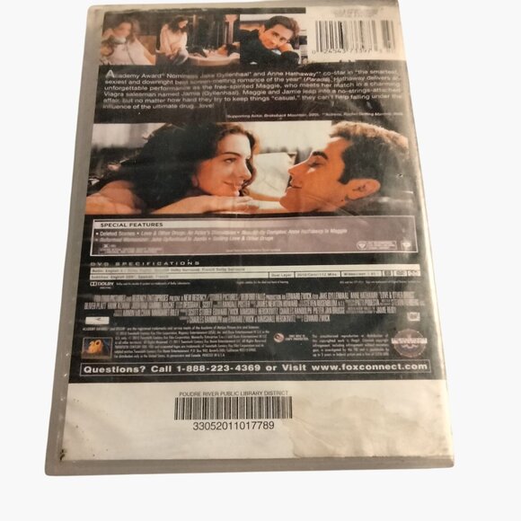 Love and Other Drugs DVD Jake Gyllenhaal Anne Hathaway - Picture 3 of 3